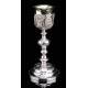 Antique Solid Silver Chalice, Ca. 1838