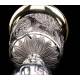 Antique Solid Silver Chalice, Ca. 1838