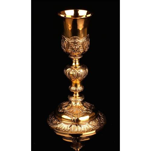 Antique Solid Silver Chalice, Antique, 18th-19th Century