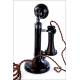 Antique Candle Type Telephone. Works. Year 1930