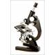 Impecable Microscopio Antiguo Leitz Wetzlar, 1953