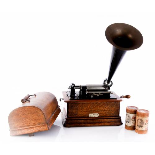 Antique Edison Standard C Phonograph, Complete. Working. USA, Circa 1905