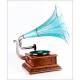 Antique Antique Gramophone Pathephone No. 8, France, 1915