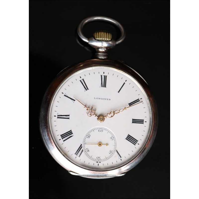 Reloj antiguo de bolsillo longines cheap