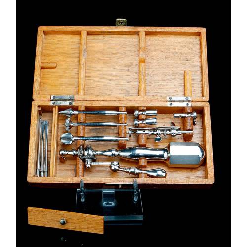 Antique Trepanation Instrument Set, Ca. 1900