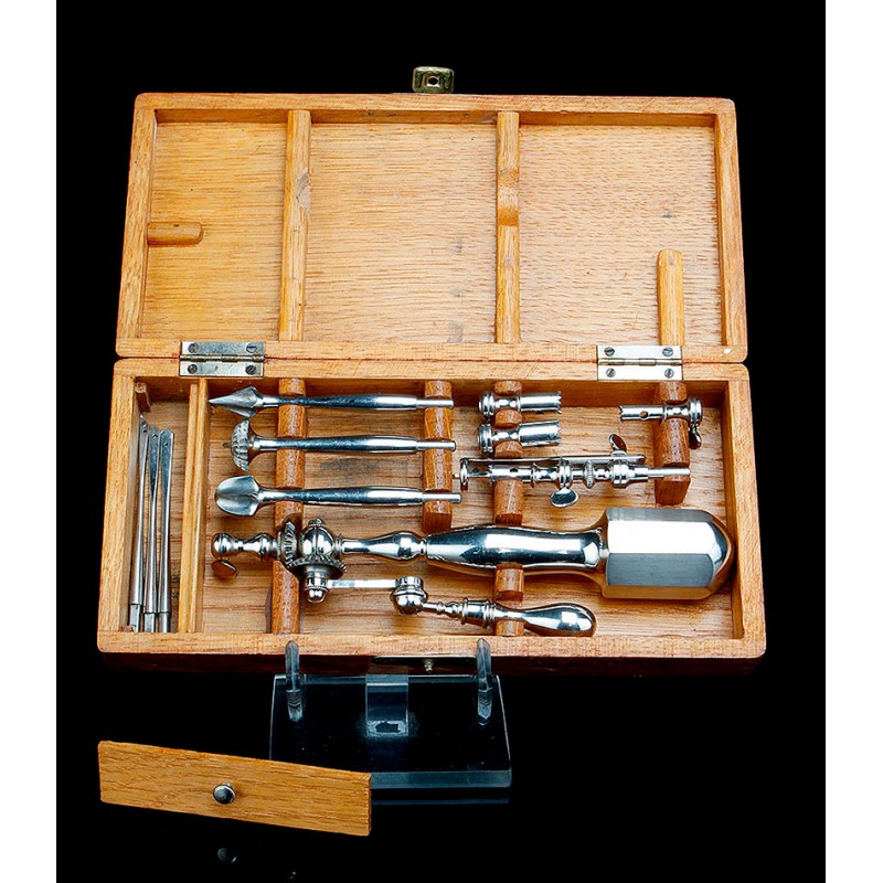 Antique Trepanation Instrument Set, Ca. 1900