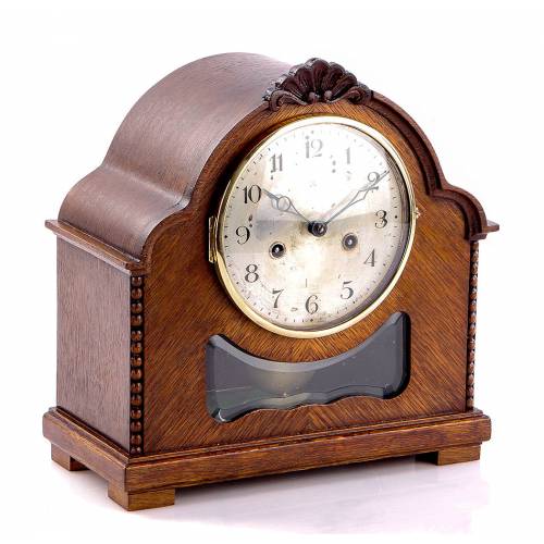 Antique German HAC Mantel Clock with Sounder. Germany, 1920s