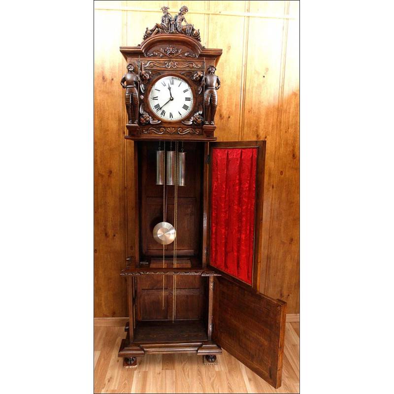 Reloj de sales pie antiguo