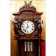 Reloj de Pie Musical Antiguo Gustav Becker. Alemania, Años 20