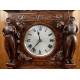 Gustav Becker Antique Musical Grandfather Clock. Germany, 1920s.