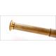 Antique Brass Spyglass, Late XIX Century.