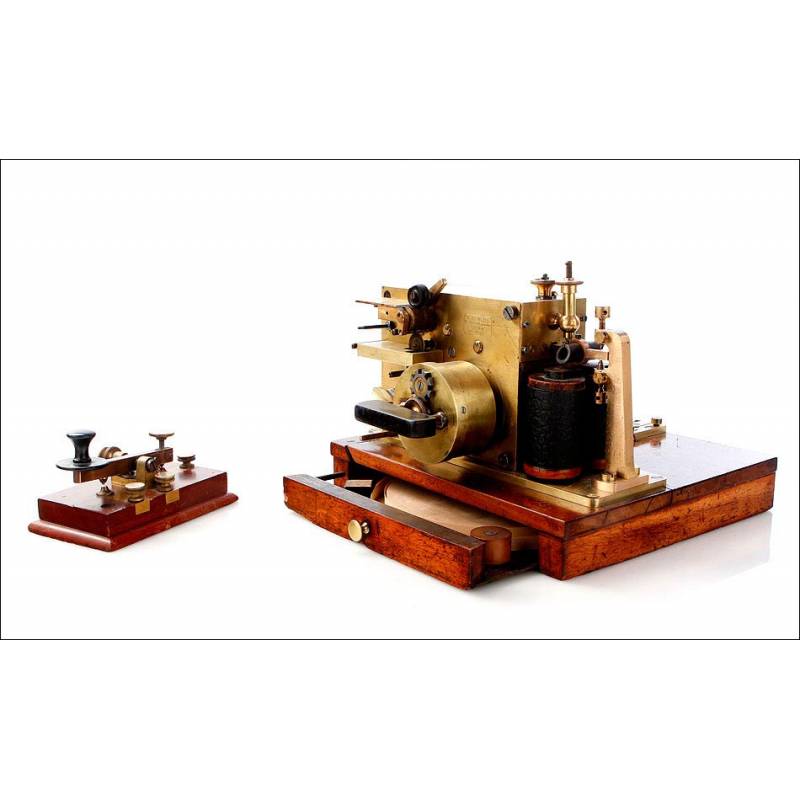 Antique Morse Telegraph Station, Germany, Ca. 1900