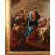 Antique Oil Painting 'The Resurrection of Lazarus'. 1777