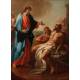 Antique Oil Painting 'The Resurrection of Lazarus'. 1777