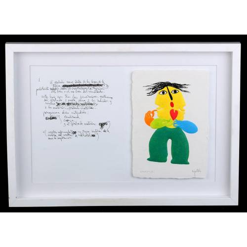 Limited edition lithograph by Ripollés. 87/100 - AT-C-313