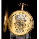 Antique 18K Gold Verge Fusee Watch, Circa 1850's