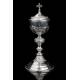 Antique Silver Ciborium, Belgium, 1850