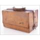 Antique Leather Jewelry Representative Case. Circa 1900