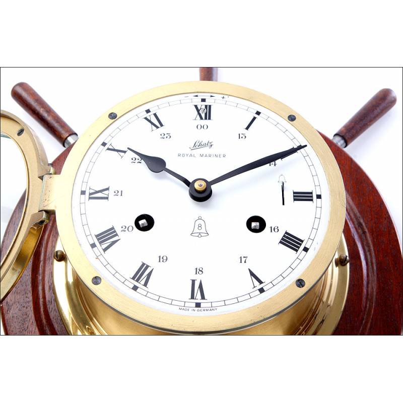 Reloj de Barco Vintage Royal Mariner Fabricado por Schatz. Alemania Anos 70
