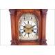 Antiguo Reloj de Péndulo Junghans. Westminster. Alemania, 1908
