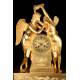 Antiguo Reloj de Sobremesa. Bronce Dorado. Francia, 1850