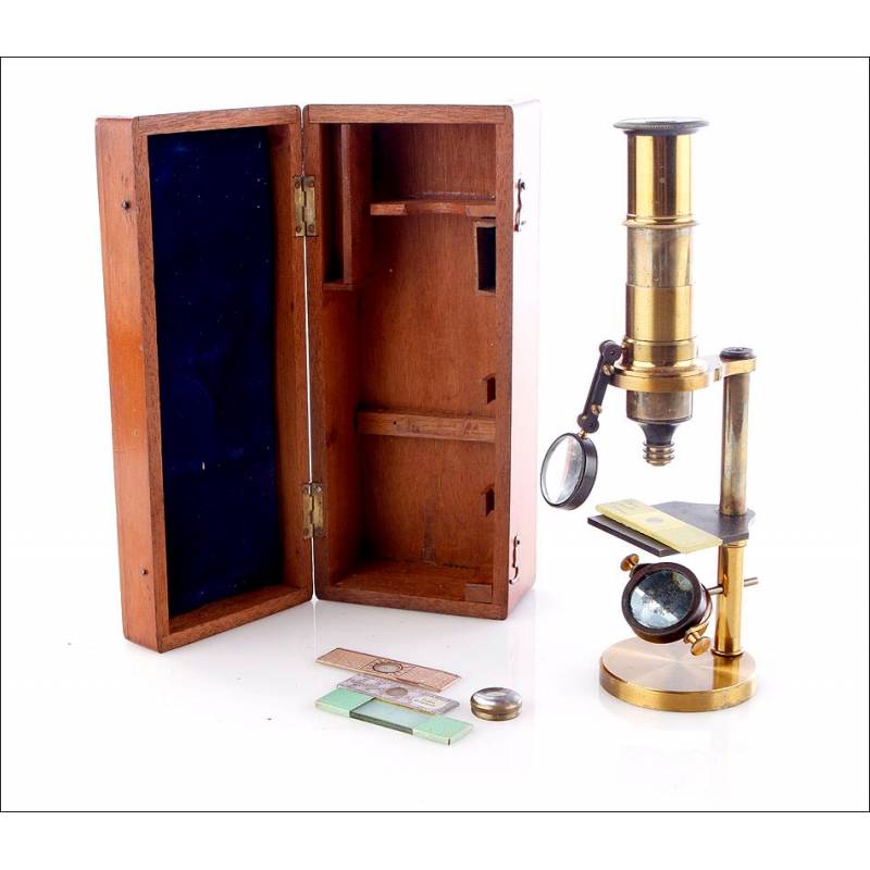 Antique Brass Microscope, 1870's