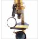 Antique Brass Microscope, 1870's