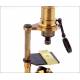 Antique Brass Microscope, 1870's