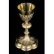 Antique Solid Silver Chalice, S. XIX - AR-C-330