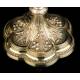 Antique Solid Silver Chalice, S. XIX - AR-C-330