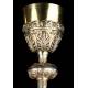 Antique Solid Silver Chalice, S. XIX - AR-C-330