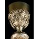 Antique Solid Silver Chalice, S. XIX - AR-C-330