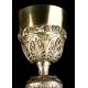 Antique Solid Silver Chalice, S. XIX - AR-C-330