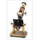 Antique Radiguet Opticien double pillar microscope. 1875