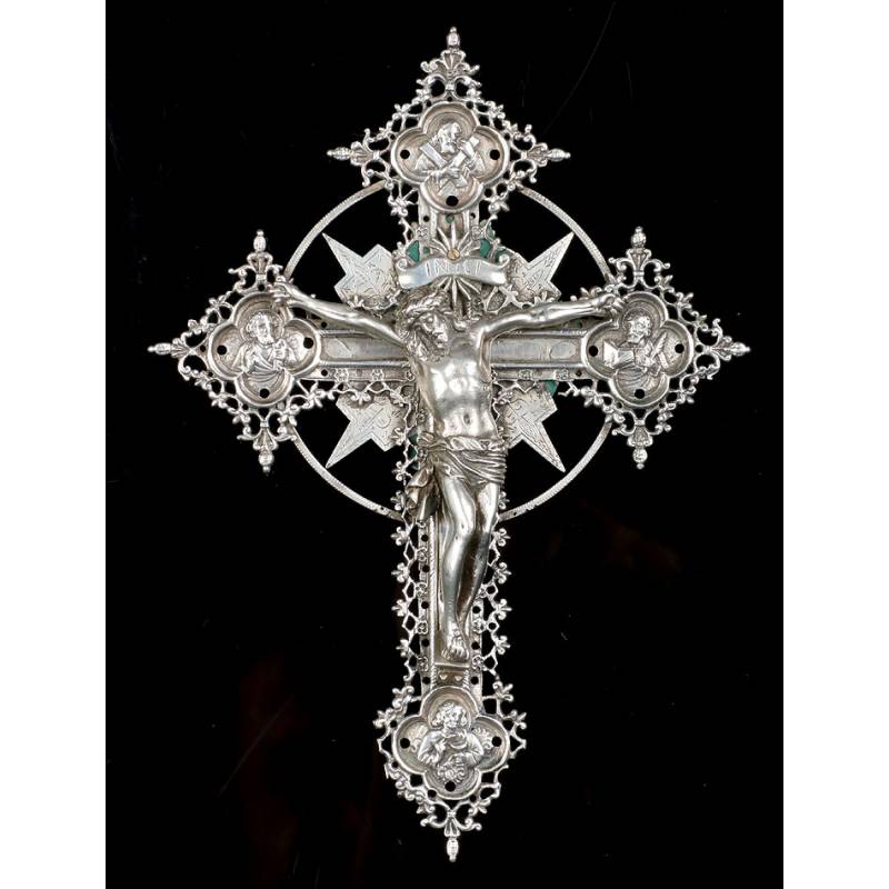 Antique Silver Cross, Circa 1930