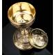 Antique Ciborium. Gilt Silver. France, S. XIX