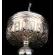 France, Antique Silver Ciborium. S. XIX