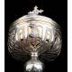 France, Antique Silver Ciborium. S. XIX