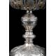 France, Antique Silver Ciborium. S. XIX