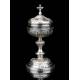 Delicate Antique Silver Ciborium, S. XIX