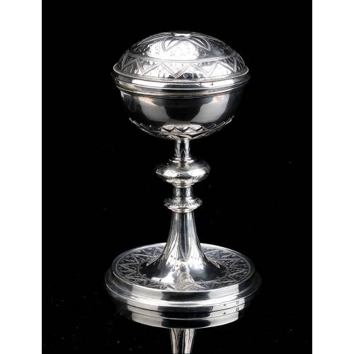 Antique Solid Silver Ciborium, 1900 - AR-C-329