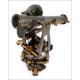 Antique Troughton & Simms Theodolite. England, Circa 1920