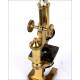 Antique R. & J. Beck Brass Microscope. & J. Beck. England, Circa 1900