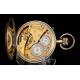 Antique and Magnificent Waltham Gold Plated Pocket Watch. USA, 1919