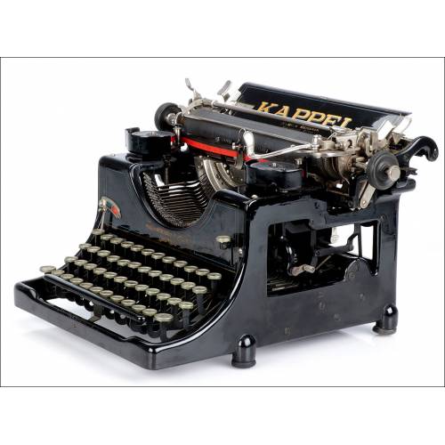 Antique Kappel Typewriter Mod. 2 Germany, 1930s