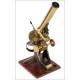 Watson & Sons Antique Microscope. England 1880