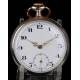 Antique Solid Silver Antique Pocket Watch. Switzerland, Circa 1900