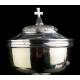 Antique Solid Silver Ciborium. Lyon, France, 1819-1838.