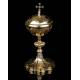 Antique Ciborium. Solid Silver Gilt. France, XIX Century