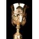Antique Chalice in Gilded Silver. Empire Period. France, 1798-1809